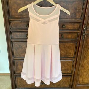 Zunie girls light pink dress
